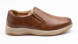 Men’s Black Comfort Slip-On Shoes | Lightweight Soft Sole | Diabetic-Friendly Walking Shoes