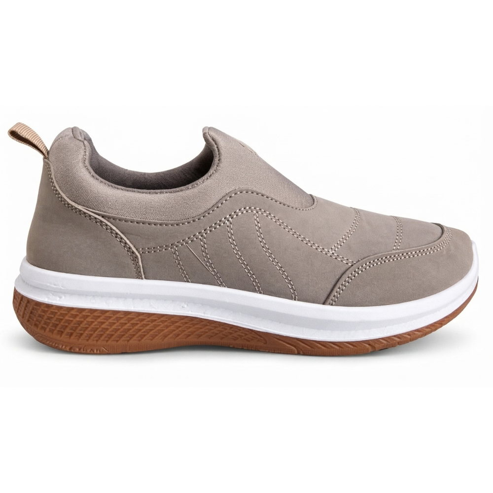 Men’s Navy Blue Slip-On Sneakers | Lightweight Breathable Casual Walking Shoes